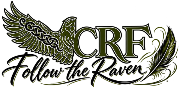 Follow the Raven — CRF raven and feather logo